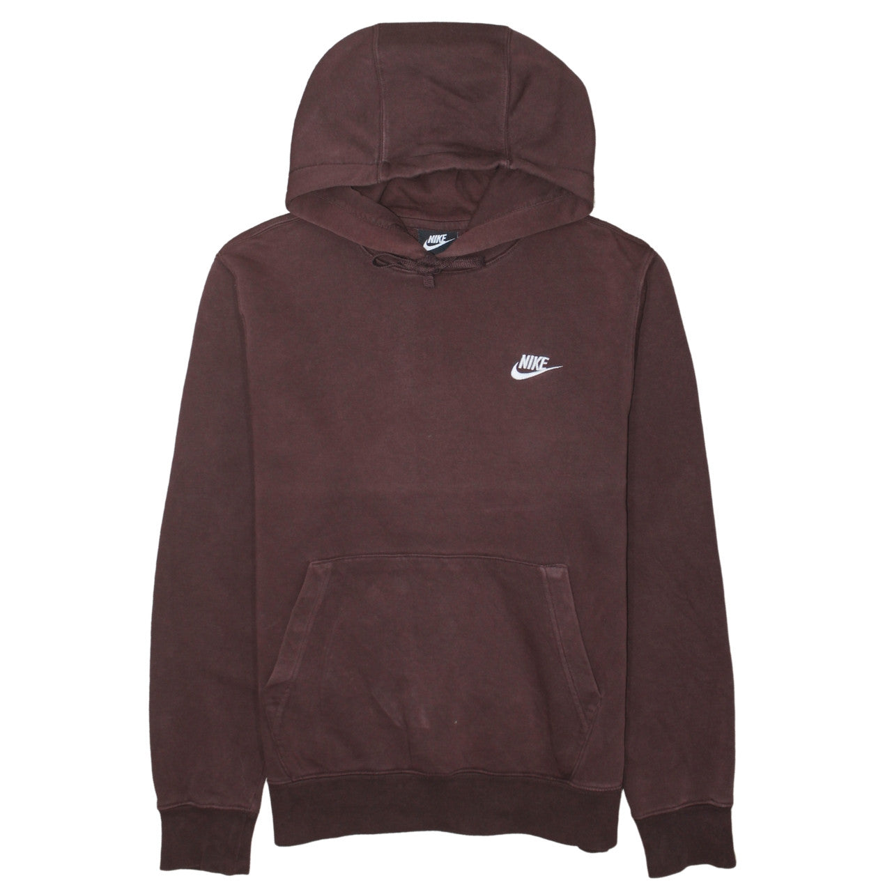 Womens UK Size S Nike Brown Pullover Hoodie
