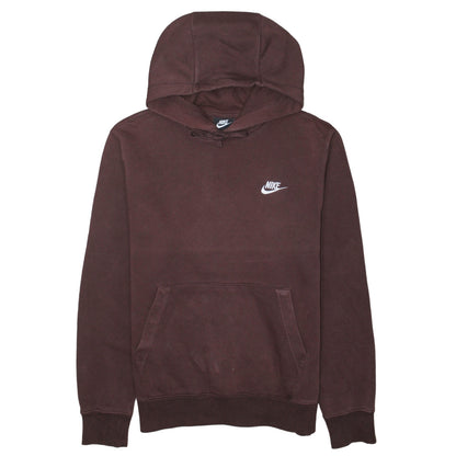Womens UK Size S Nike Brown Pullover Hoodie