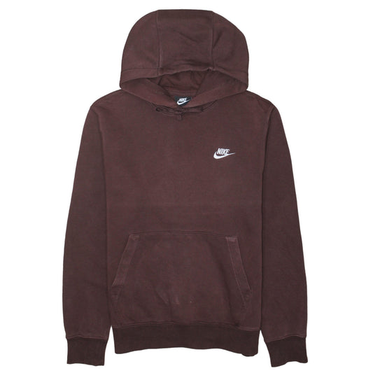 Womens UK Size S Nike Brown Pullover Hoodie