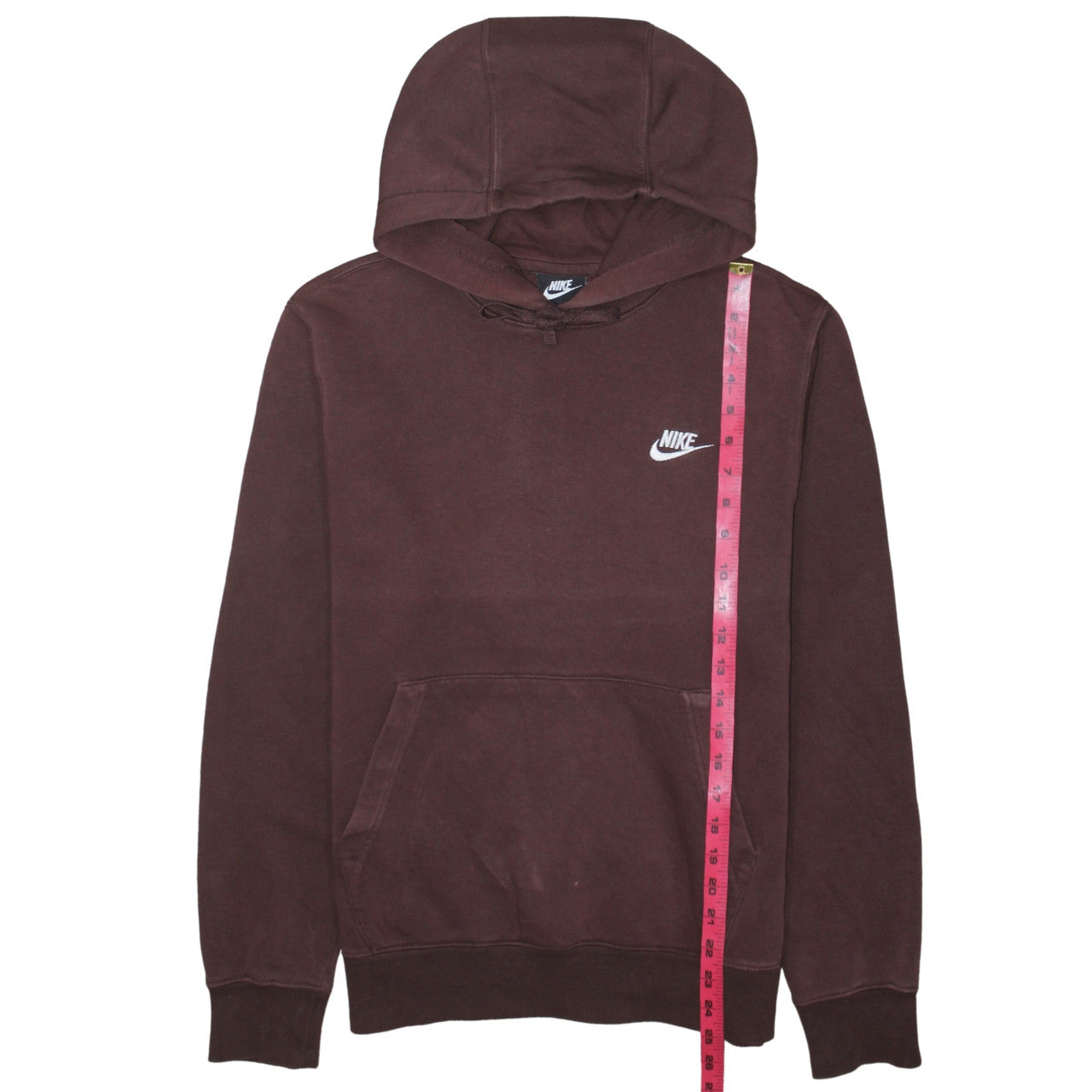 Womens UK Size S Nike Brown Pullover Hoodie
