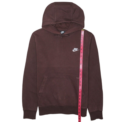 Womens UK Size S Nike Brown Pullover Hoodie
