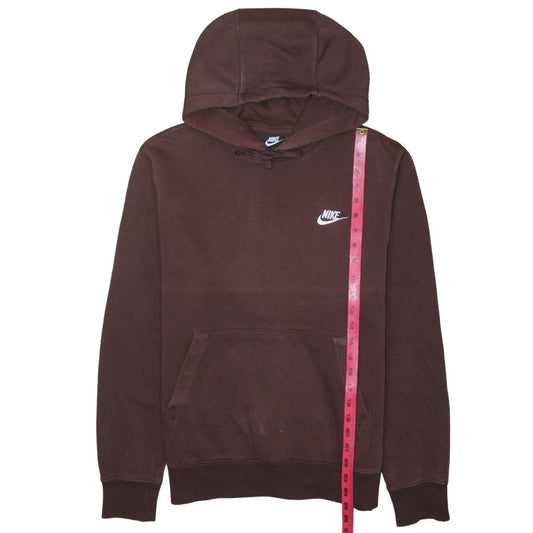Womens UK Size S Nike Brown Pullover Hoodie