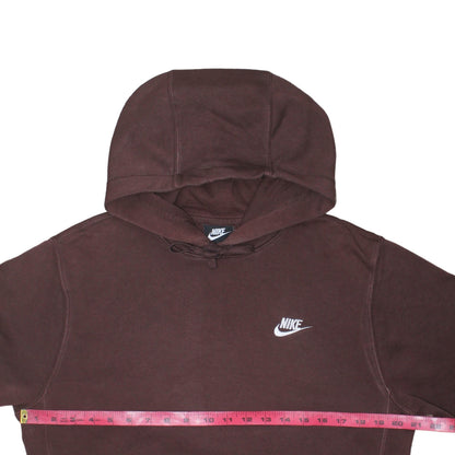 Womens UK Size S Nike Brown Pullover Hoodie