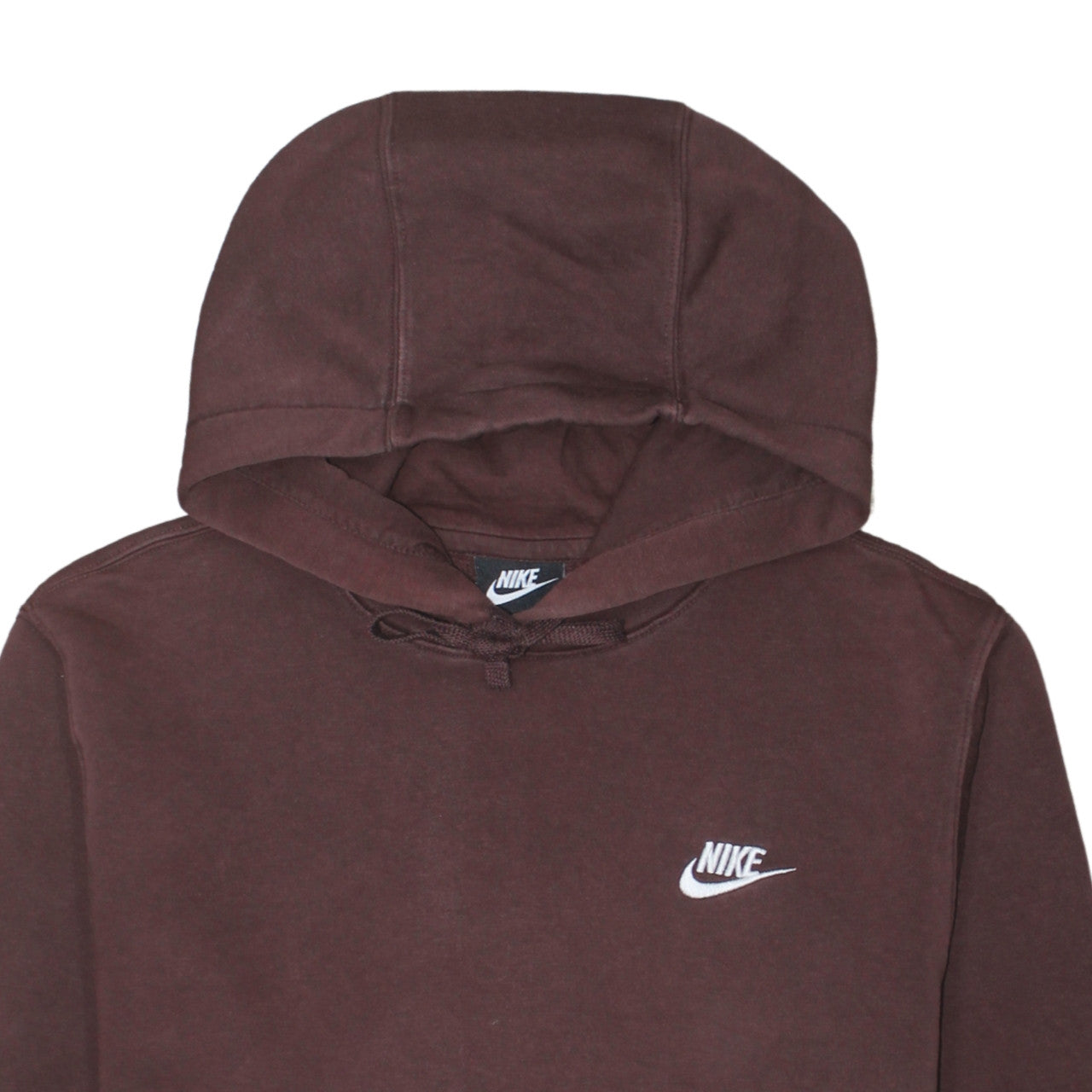 Womens UK Size S Nike Brown Pullover Hoodie