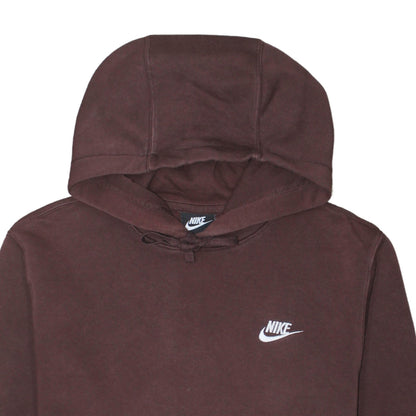 Womens UK Size S Nike Brown Pullover Hoodie