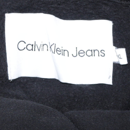 Womens UK Size XL Calvin Klein Jeans Black Pullover Hoodie