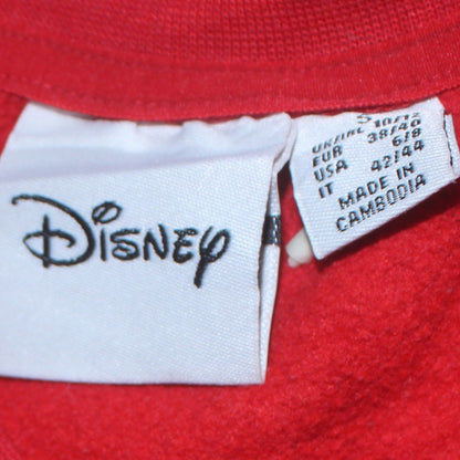 Womens UK Size 10/12 Disney Red Pullover Sweatshirt