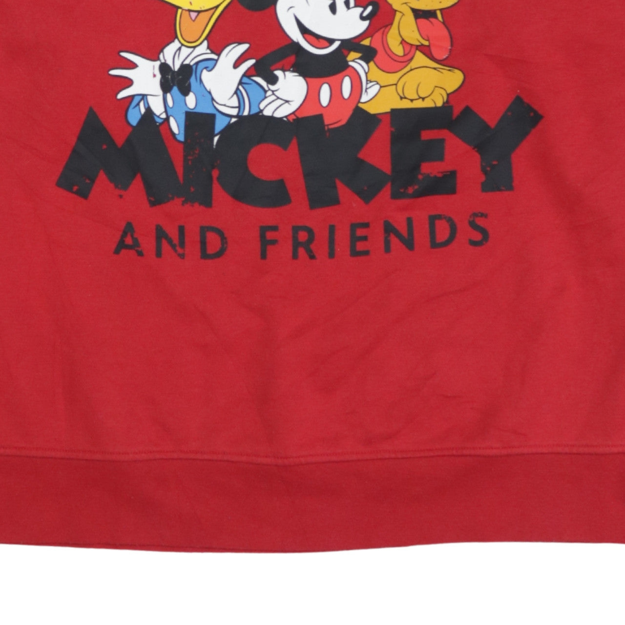 Womens UK Size 10/12 Disney Red Pullover Sweatshirt