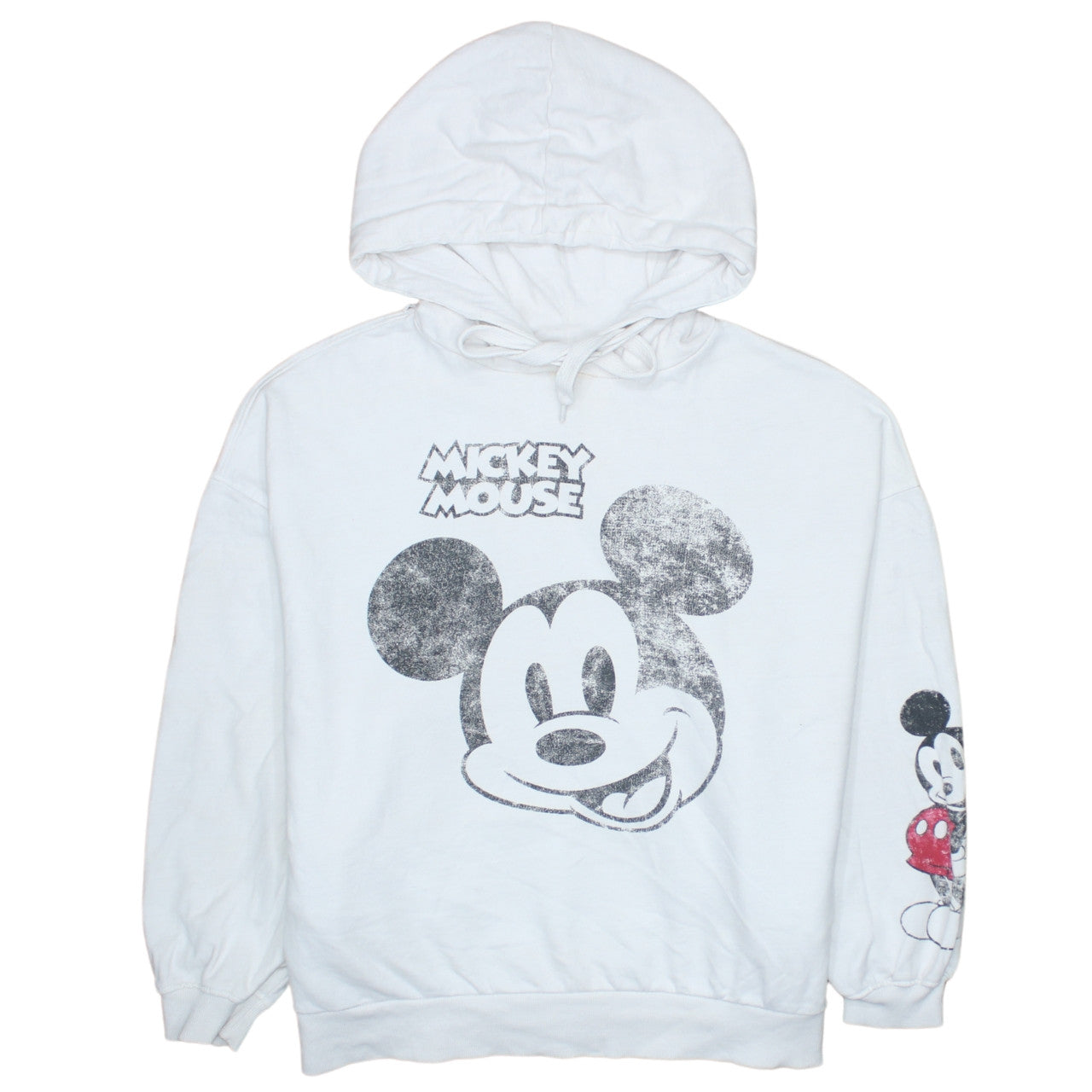 Womens UK Size M Sinsay White Pullover Hoodie
