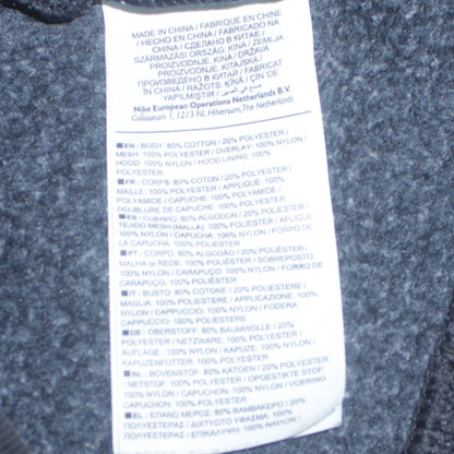 Mens UK Size M Nike Black Full Zip Hoodie