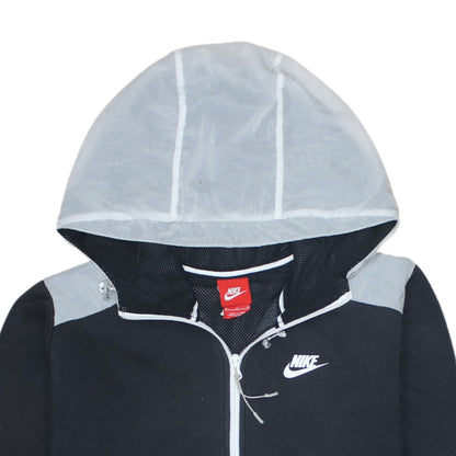 Mens UK Size M Nike Black Full Zip Hoodie