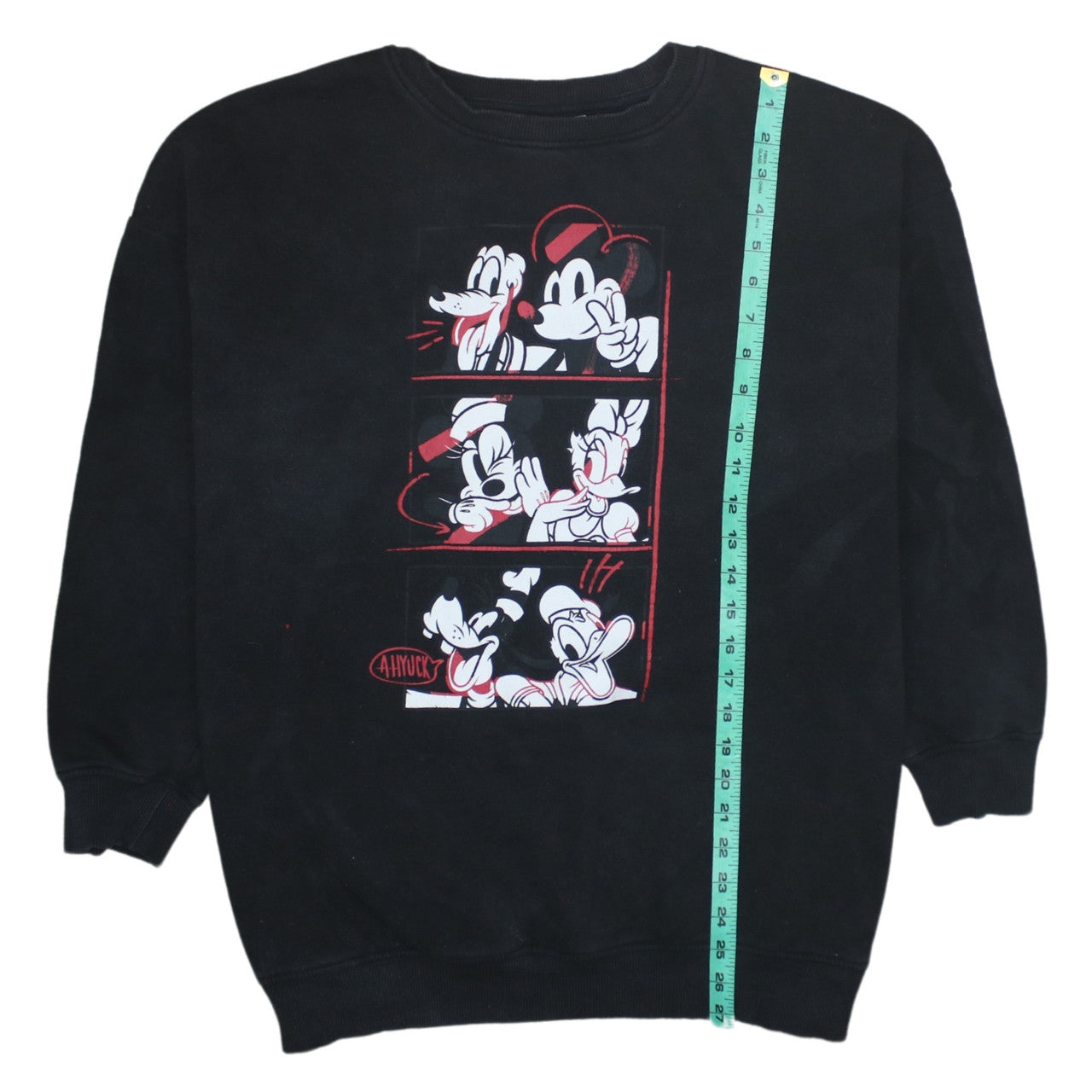 Womens UK Size M Disney Black Pullover Sweatshirt