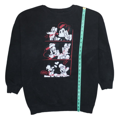 Womens UK Size M Disney Black Pullover Sweatshirt