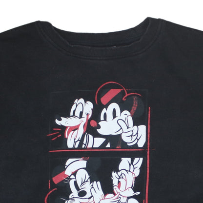 Womens UK Size M Disney Black Pullover Sweatshirt