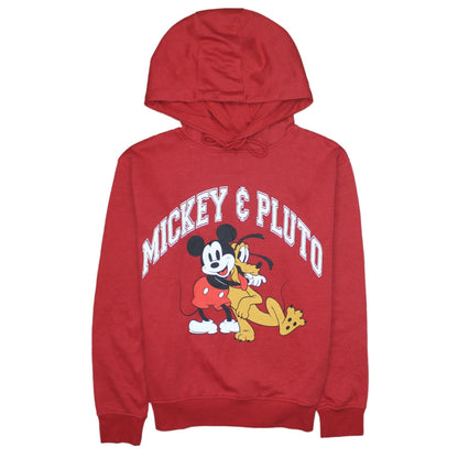 Womens UK Size XS Disney Red Pullover Hoodie