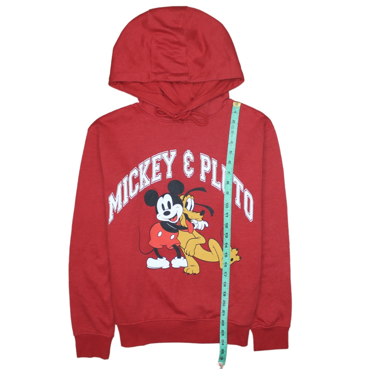 Womens UK Size XS Disney Red Pullover Hoodie