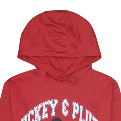 Womens UK Size XS Disney Red Pullover Hoodie