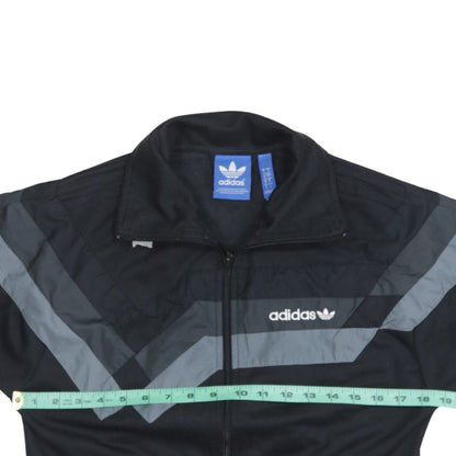 Mens UK Size S adidas Black Full Zip Sweatshirt