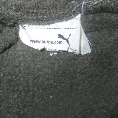 Mens UK Size M PUMA Regular Fit Jogger Green Trousers