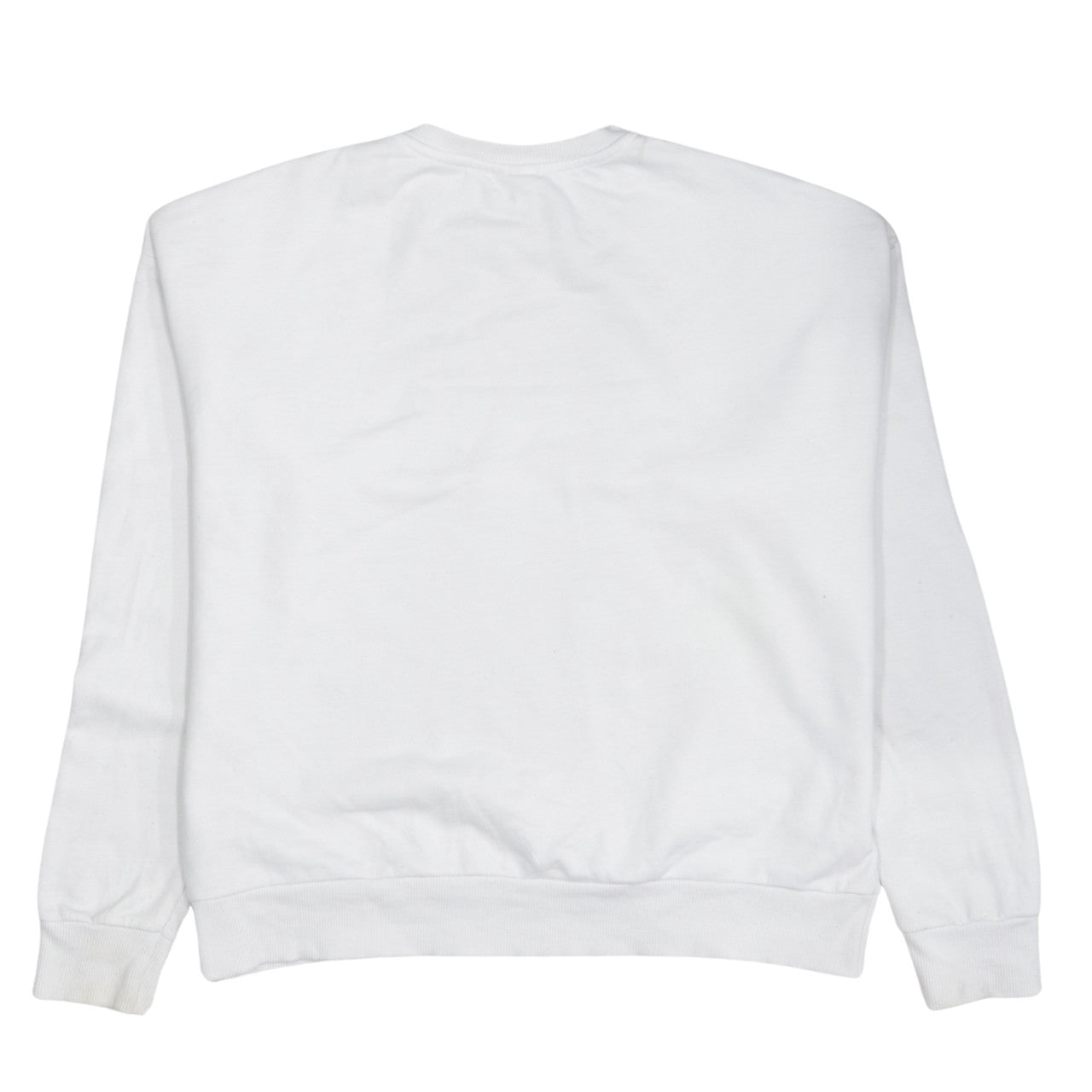Womens UK Size S Primark White Pullover Sweatshirt