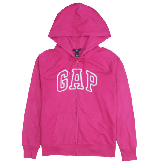Womens UK Size L Gap Pink Full Zip Hoodie