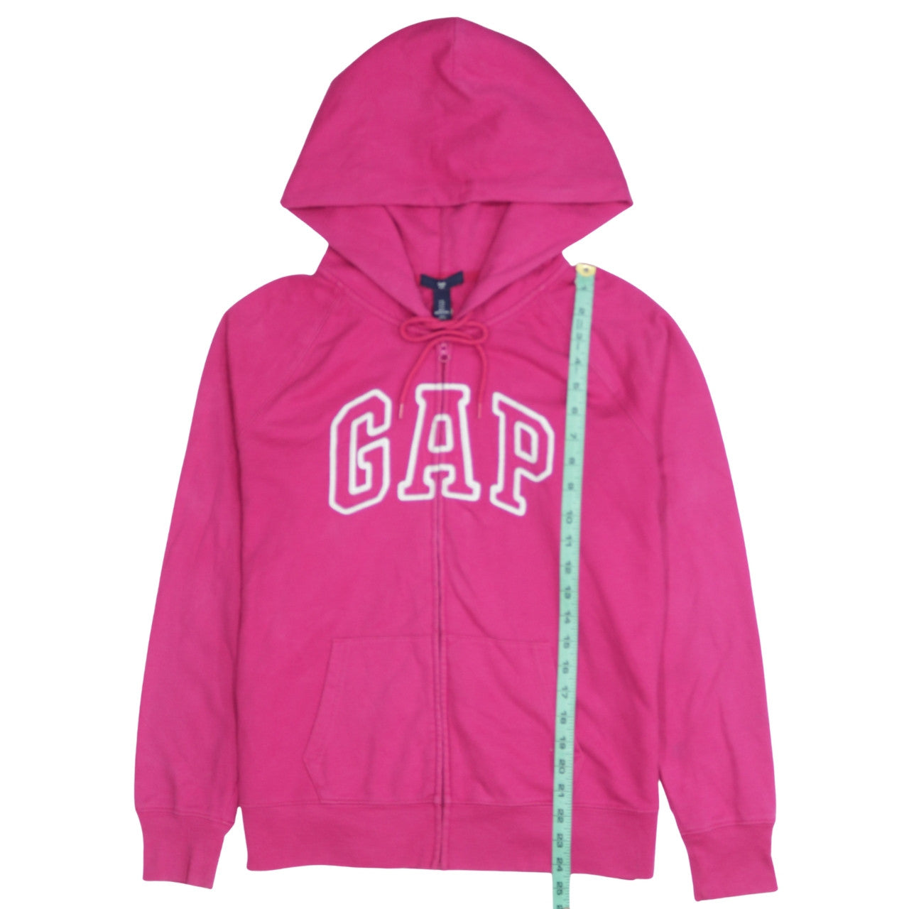Womens UK Size L Gap Pink Full Zip Hoodie
