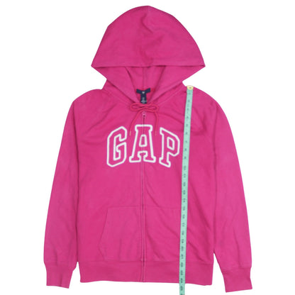 Womens UK Size L Gap Pink Full Zip Hoodie