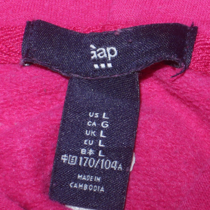 Womens UK Size L Gap Pink Full Zip Hoodie