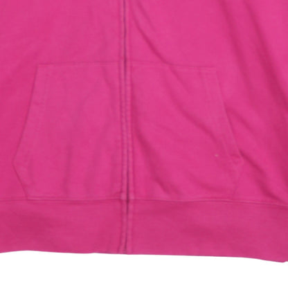 Womens UK Size L Gap Pink Full Zip Hoodie
