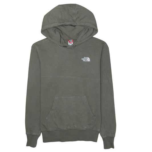 Womens UK Size S The North Face Green Pullover Hoodie