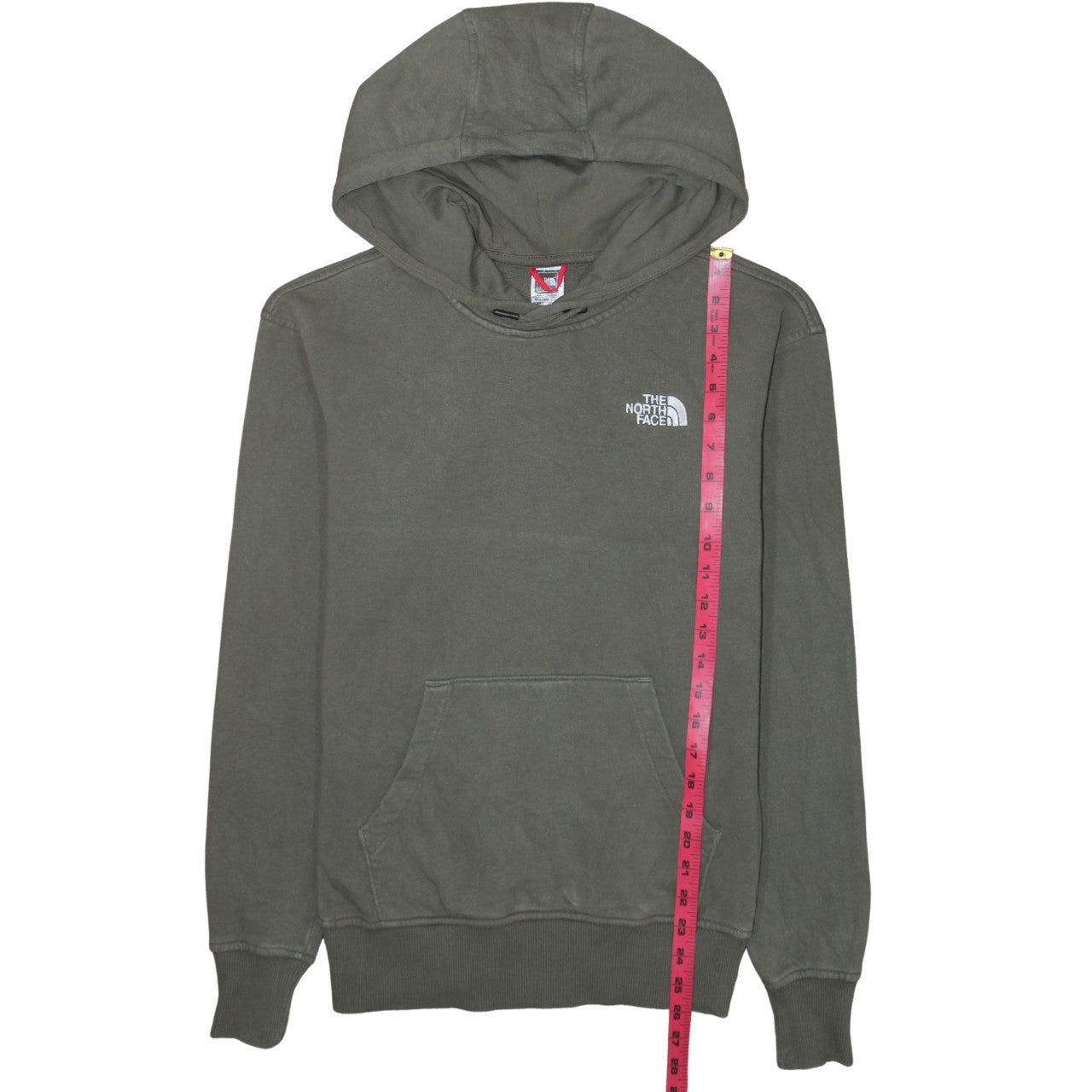 Womens UK Size S The North Face Green Pullover Hoodie