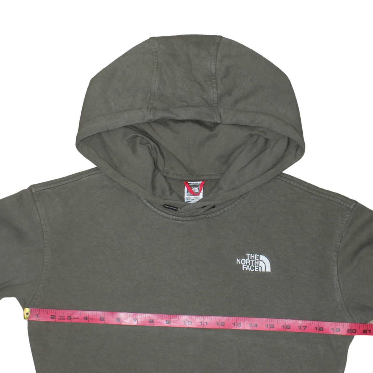 Womens UK Size S The North Face Green Pullover Hoodie