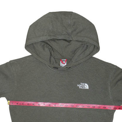 Womens UK Size S The North Face Green Pullover Hoodie