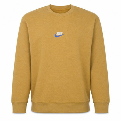 Mens UK Size L Nike Yellow Pullover Sweatshirt