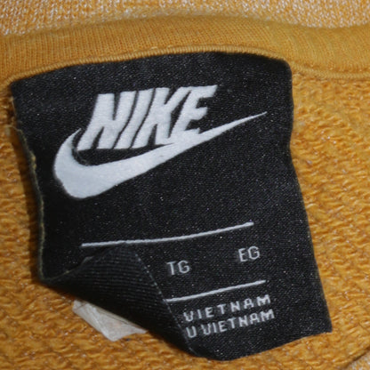 Mens UK Size L Nike Yellow Pullover Sweatshirt