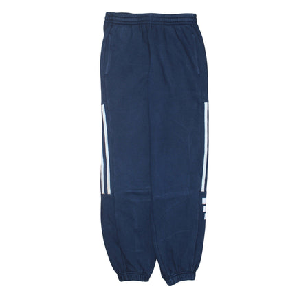 Adidas Boys Blue 13-14 Years Jogger Sweatpants Fleece Activewear Trousers
