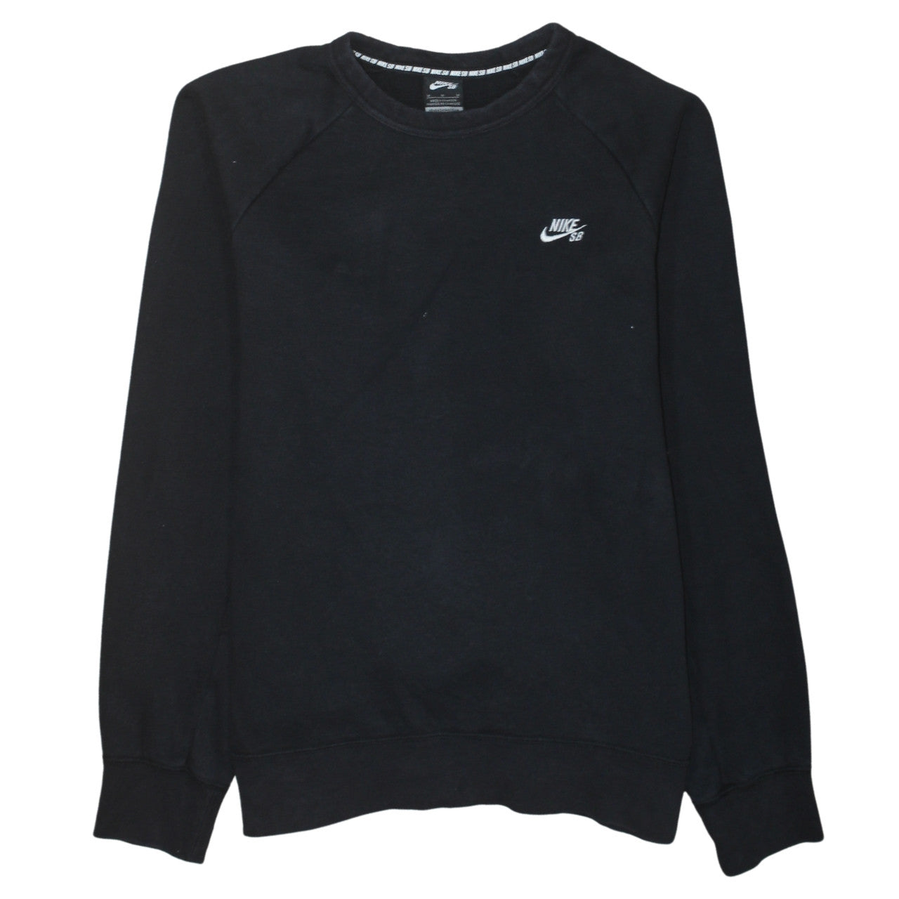 Mens UK Size M Nike Black Pullover Sweatshirt