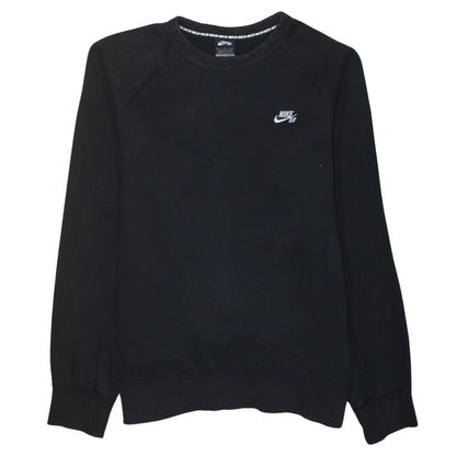 Mens UK Size M Nike Black Pullover Sweatshirt