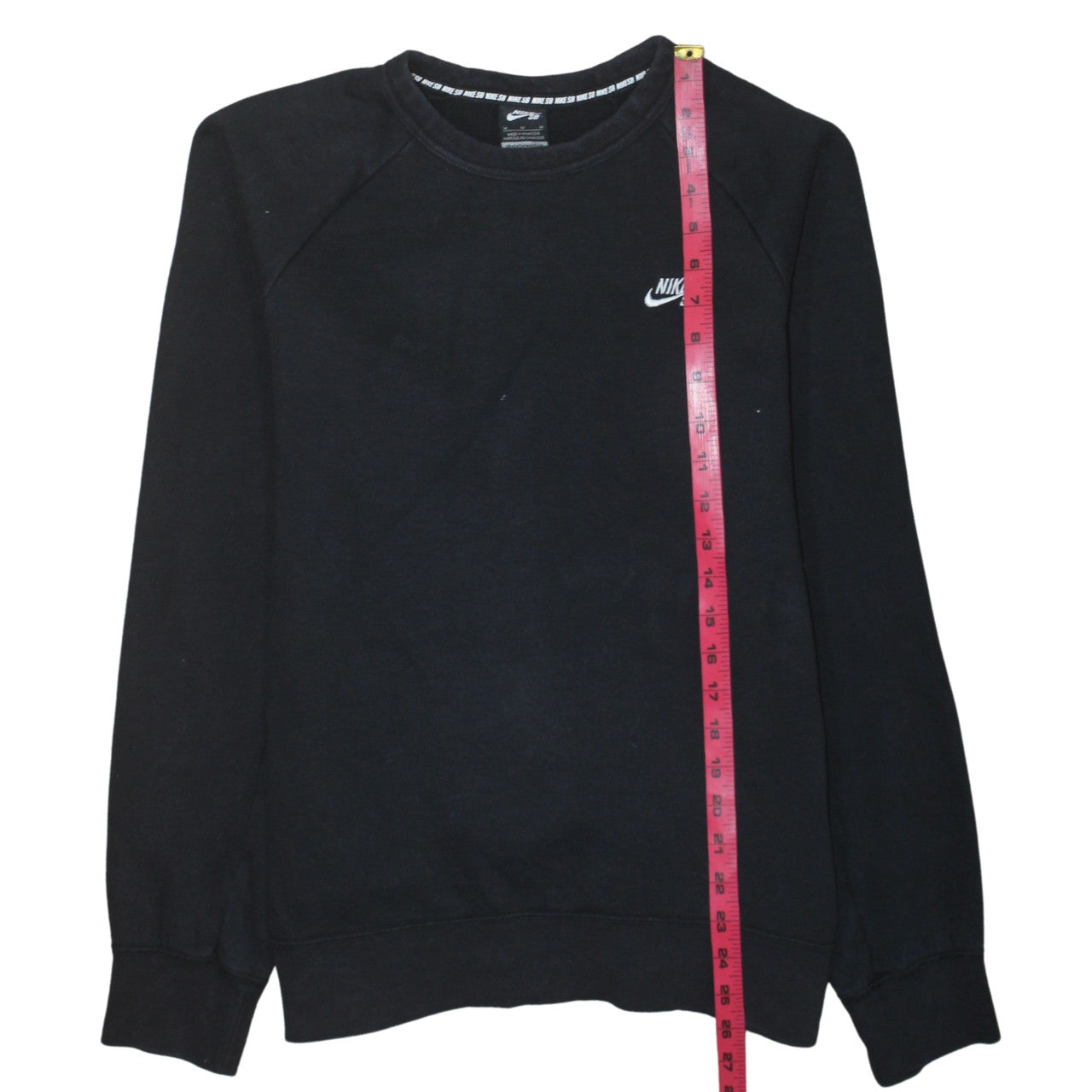 Mens UK Size M Nike Black Pullover Sweatshirt