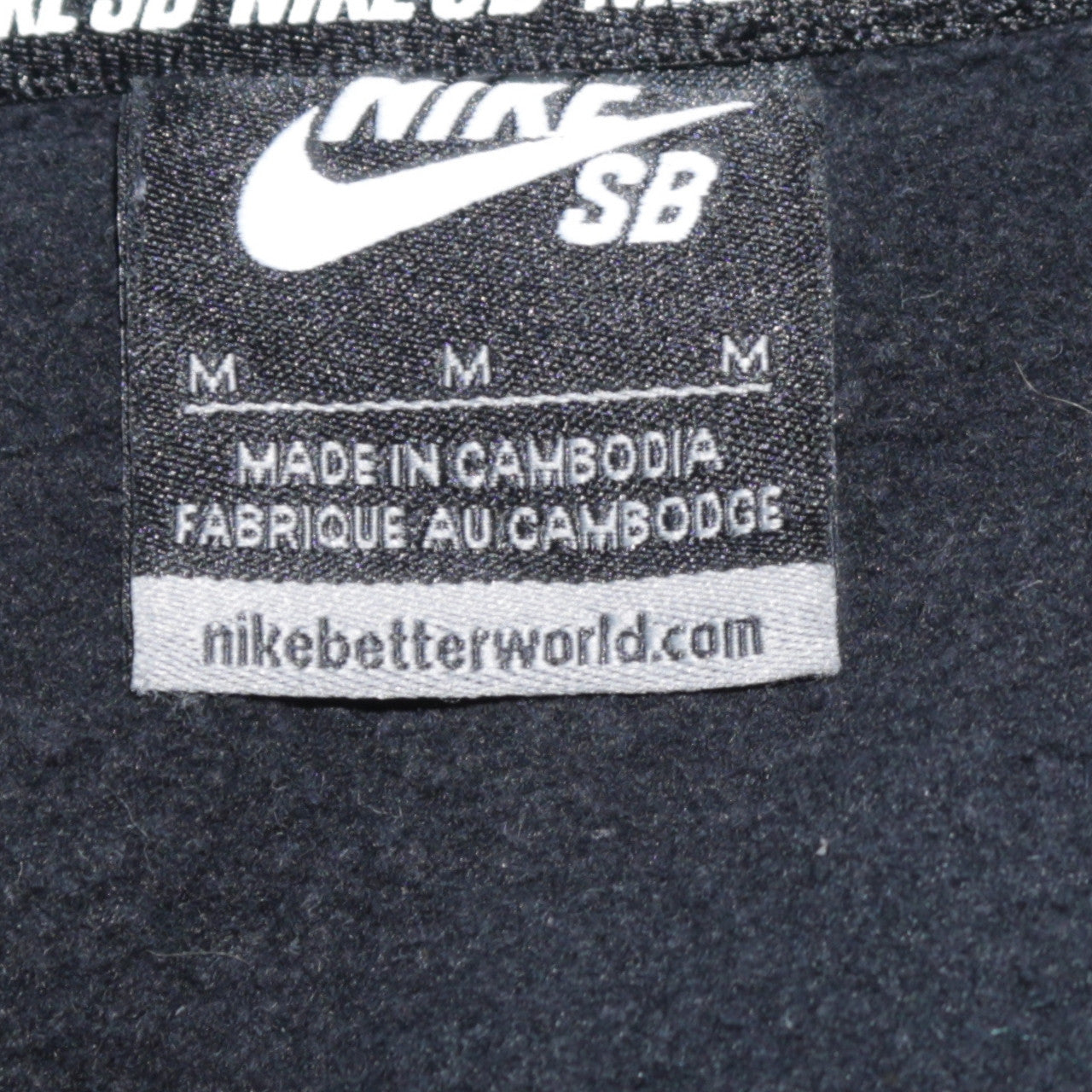 Mens UK Size M Nike Black Pullover Sweatshirt