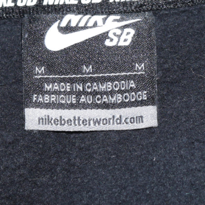 Mens UK Size M Nike Black Pullover Sweatshirt