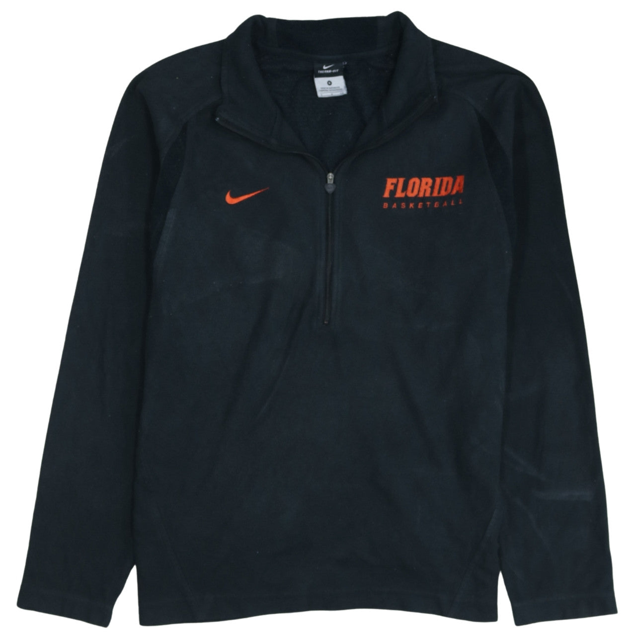 Mens UK Size S Nike Black 1/4 Zip Sweatshirt