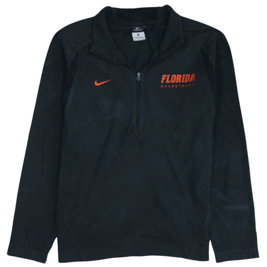 Mens UK Size S Nike Black 1/4 Zip Sweatshirt