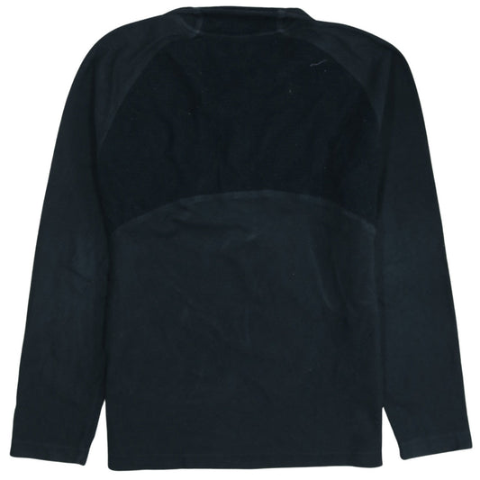 Mens UK Size S Nike Black 1/4 Zip Sweatshirt