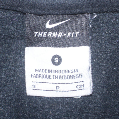 Mens UK Size S Nike Black 1/4 Zip Sweatshirt