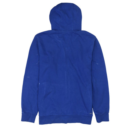 Mens UK Size L adidas Blue Full Zip Hoodie