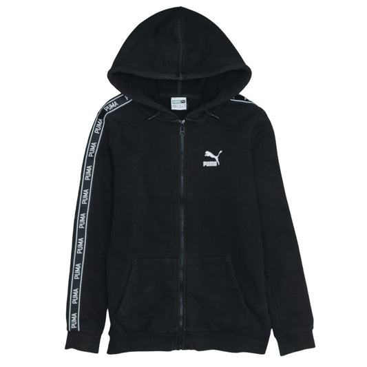 Womens UK Size 6 PUMA Black Full Zip Hoodie