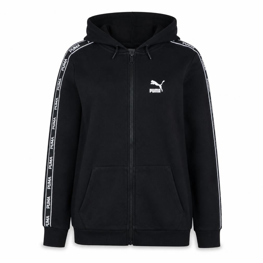 Womens UK Size 6 PUMA Black Full Zip Hoodie