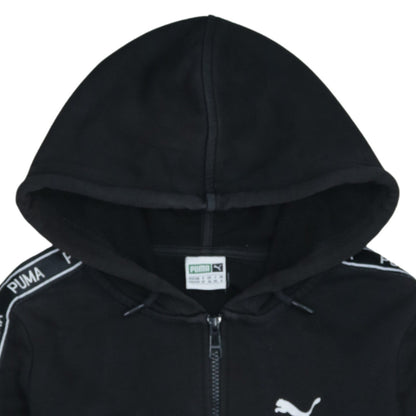 Womens UK Size 6 PUMA Black Full Zip Hoodie