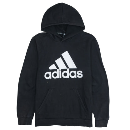 Mens UK Size M adidas Black Pullover Hoodie